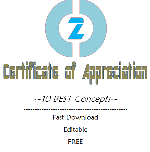 Certificate of Appreciation Template Word [10+ Best Ideas]