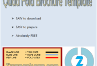 Quad Fold Brochure Template FREE in Two Package