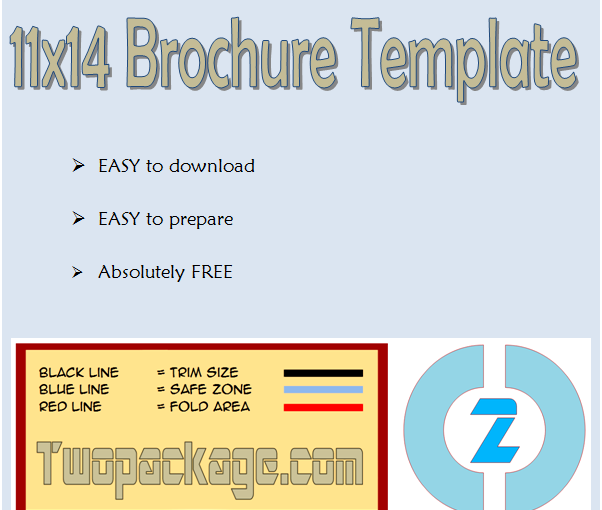 11×14 Brochure Template Word FREE (4+ Main Types)
