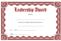 Certificate Leadership and Management Free Printable 3