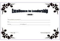 Educational Leadership Graduate Certificate Free Printable 3