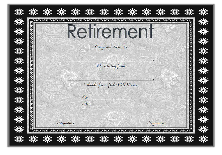 free retirement certificate templates for word, retirement certificate of appreciation template, employee retirement certificate template, free printable retirement certificate template, retirement award certificate template, navy retirement certificate template