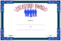 Leadership Award Certificate Template FREE 2