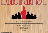Leadership Certificate Template Free Ideas in Two Package