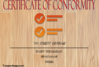 7+ Certificate of Conformity Template Ideas in Two Package