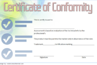 Certificate of Conformance Template FREE 3