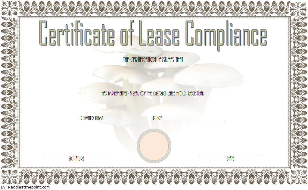 Certificate Of Compliance Form Template from twopackage.com