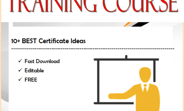 training course certificate templates, certificate template for training course, training course completion certificate template, personal training certificate course, yoga training certificate course, computer training course certificate
