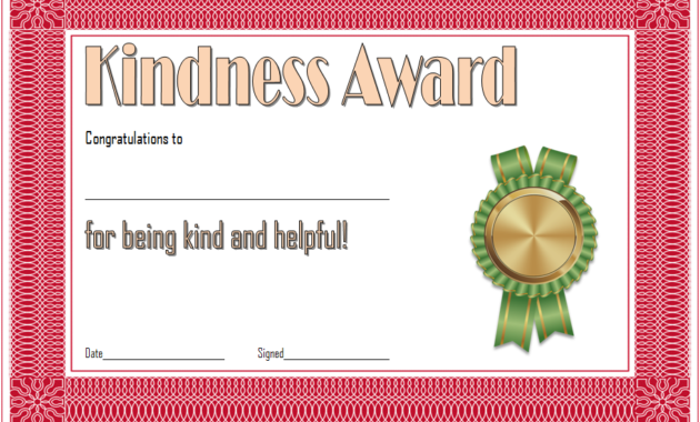 certificate of kindness, act of kindness award certificate, random acts of kindness certificate template, certificate for kindness, kindness certificate elementary, kindness challenge certificate