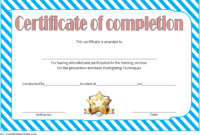 FREE Junior Firefighter Certificate Template 2