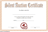 FREE Silent Auction Certificate Template 3