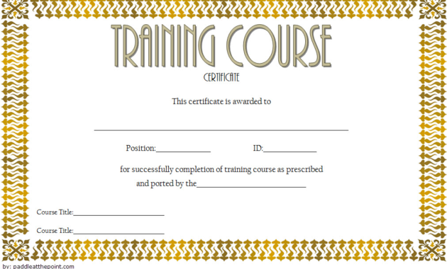 training course certificate templates, certificate template for training course, training course completion certificate template, personal training certificate course, yoga training certificate course, computer training course certificate