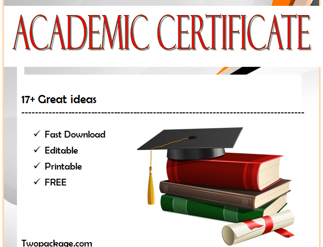 17+ Academic Certificate Templates Free [2020 Ideas]