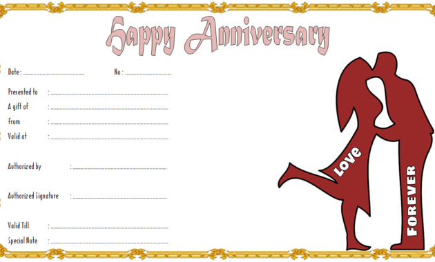 happy anniversary gift certificate template, anniversary gift certificate template free, anniversary gift voucher template, golden wedding anniversary gift certificate template, 25th wedding anniversary gift certificate template, free printable wedding anniversary certificates