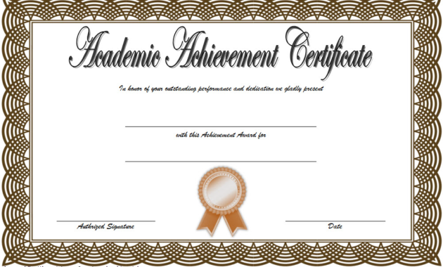 academic certificate templates free, free school certificate templates for word, academic excellence award certificate template, academic achievement certificate template, academic achievement award certificate template, university certificate templates free download