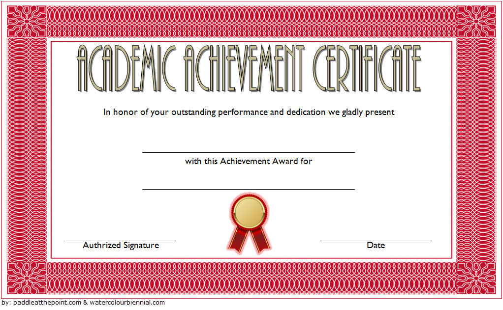 Academic Achievement Award Template from twopackage.com