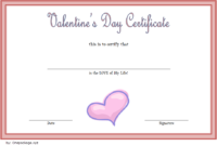 Free Printable Valentine Gift Certificate 2020 part 1