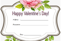 Free Printable Valentine Gift Certificate 2020 part 3