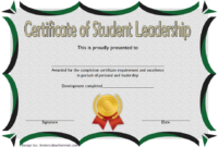 Educational Leadership Graduate Certificate Template FREE 1