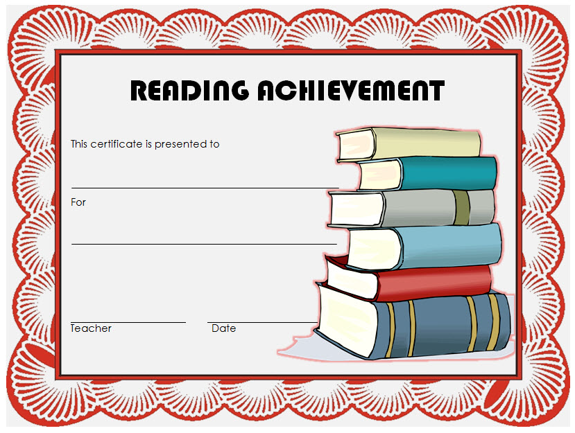 reading achievement certificate template, printable reading certificates achievement, certificate for reading achievement, reading achievement award certificates, editable reading award certificates