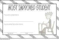 Most Improved Student Certificate Template 8