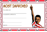 Most Improved Student Certificate Template 9