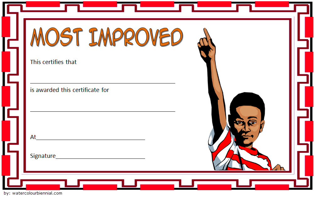 certificate for most improved student, most improved student certificate, most improved student award certificate, free printable most improved student certificates