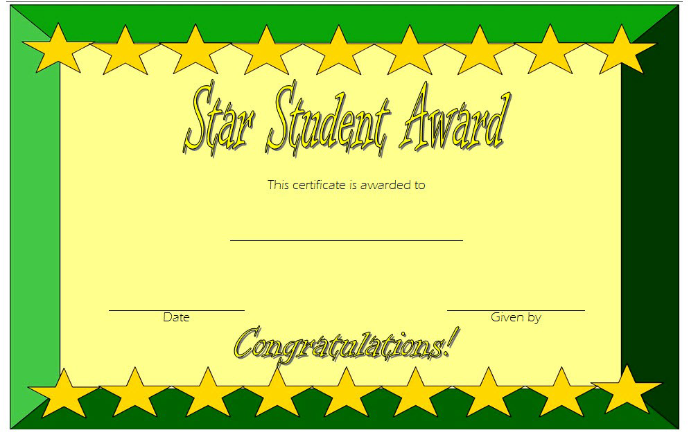 star student certificate template, star student of the month certificate, super star student certificate, editable star student certificate, first certificate star student's book