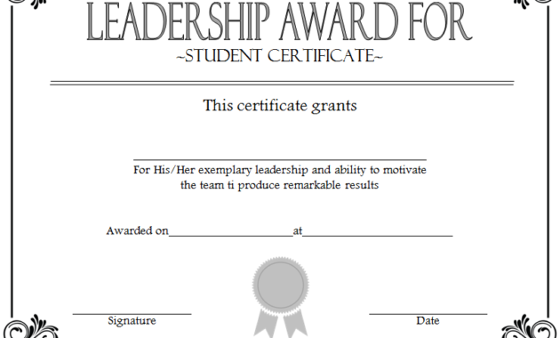 student leadership certificate template, organizational leadership certificate, leadership certificate template free, educational leadership graduate certificate, leadership training certificate template, student leadership award certificates, free printable leadership certificates