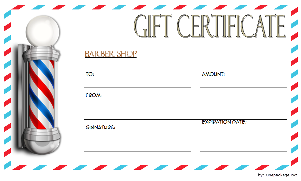 haircut gift certificate template free, barber shop gift certificate template free, barber gift voucher template, barber gift certificate template christmas