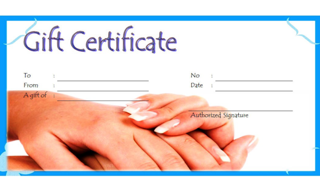 free printable manicure gift certificate template, pedicure gift certificate template free, nail salon gift certificate template free, manicure gift certificate template free