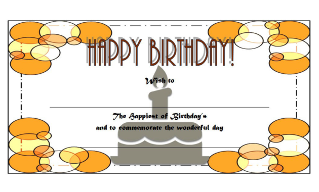 Happy Birthday Gift Voucher Printable Free 1; happy birthday gift certificate template, birthday gift certificate template microsoft word, happy birthday gift voucher, birthday gift certificate template free download