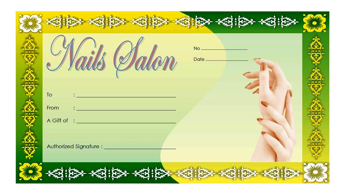 free printable manicure gift certificate template, pedicure gift certificate template free, nail salon gift certificate template free, manicure gift certificate template free