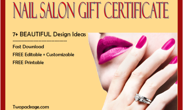 free printable manicure gift certificate template, pedicure gift certificate template free, nail salon gift certificate template free, manicure gift certificate template free