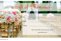 Photo Session Gift Certificate Template Free Printable for Engagement