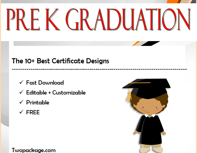 10+ Pre K Graduation Diploma Free Printables