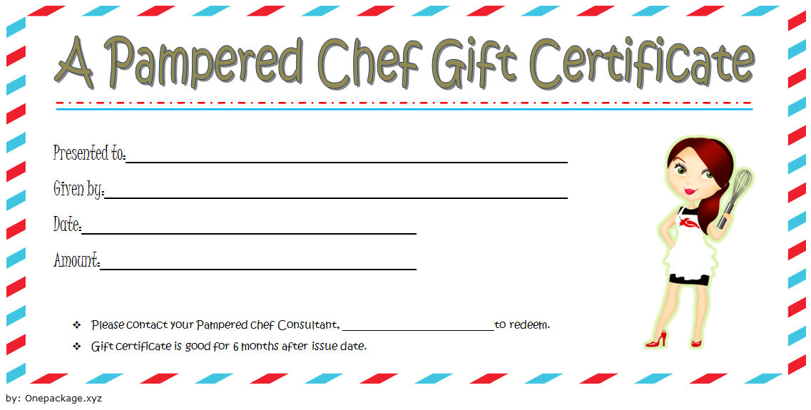 chef certificate template, pampered chef gift certificate template, chef of the month certificate template, master chef certificate template