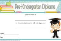 Pre Kindergarten Certificate of Completion Template Free 4