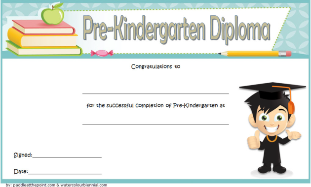 pre k diploma template, pre kindergarten certificate of completion, pre kindergarten certificate printable, pre-kindergarten diploma template