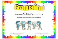 Preschool Graduation Certificate Printable Free 1