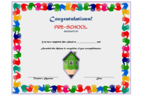 Preschool Graduation Certificate Printable Free 3