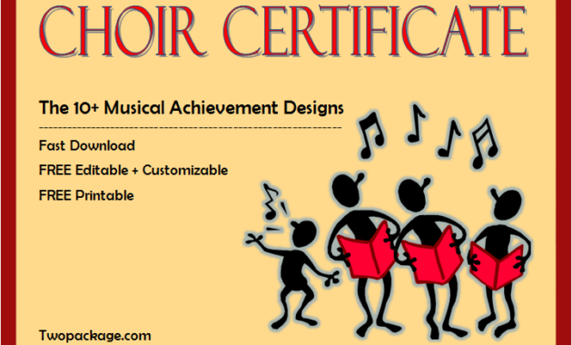 choir award certificate template, choir certificate of participation template, certificate of musical achievement for choir, free choir certificate template, choir certificates free, children's choir certificates