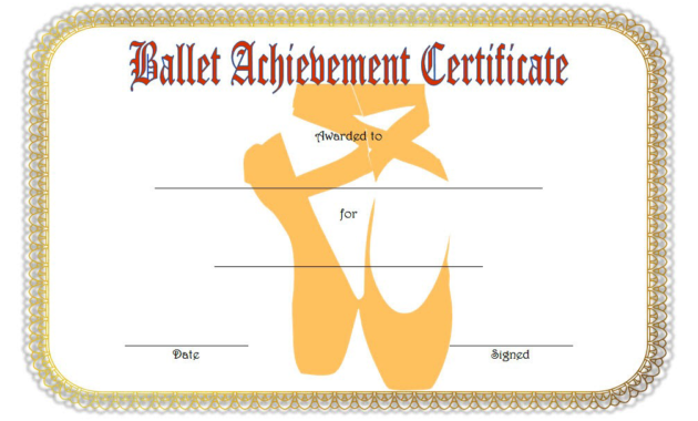 ballet certificate, level 33 intermediate ballet certificate, ballerina award certificate, ballet certificates to print, ballet certificate of participation, ballet certificate templates for word, ballet certificate ideas
