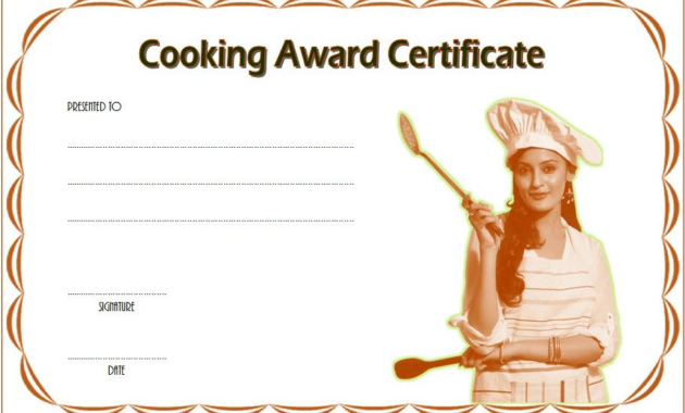 cooking class certificate template, cooking contest certificate template, cooking certificate templates free download, cooking competition certificate, certificate for cooking contest