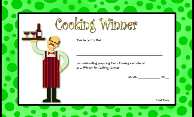 cooking class certificate template, cooking contest certificate template, cooking certificate templates free download, cooking competition certificate, certificate for cooking contest