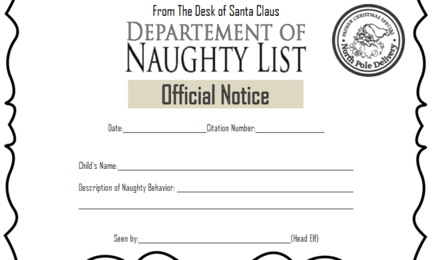 santa naughty list certificate template, naughty list certificate template free download, department of naughty list certificate, santa naughty list warning call, naughty list certificate free printable, free printable santa naughty list certificate