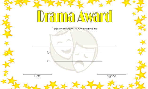 drama certificate template free, drama competition certificate template, drama queen certificate template, drama queen award certificate, drama award certificate template free, drama certificates printable