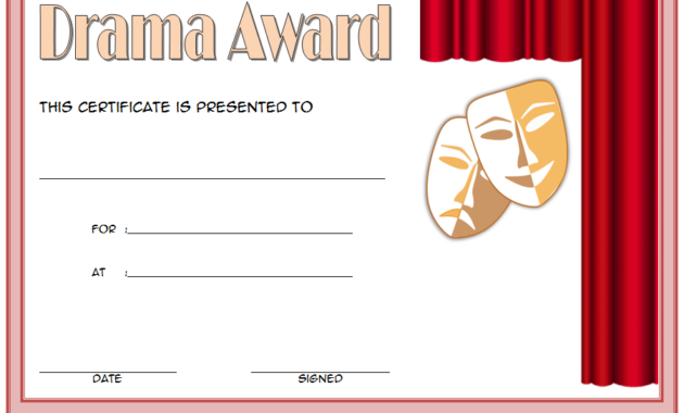 drama certificate template free, drama competition certificate template, drama queen certificate template, drama queen award certificate, drama award certificate template free, drama certificates printable