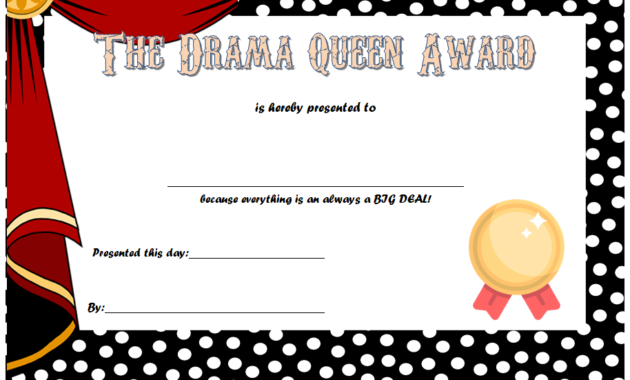 drama certificate template free, drama competition certificate template, drama queen certificate template, drama queen award certificate, drama award certificate template free, drama certificates printable