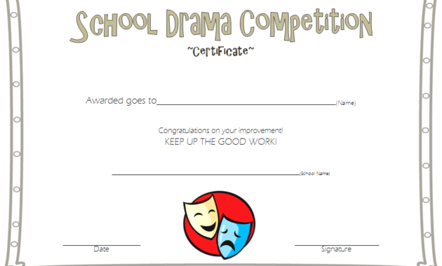 drama certificate template free, drama competition certificate template, drama queen certificate template, drama queen award certificate, drama award certificate template free, drama certificates printable